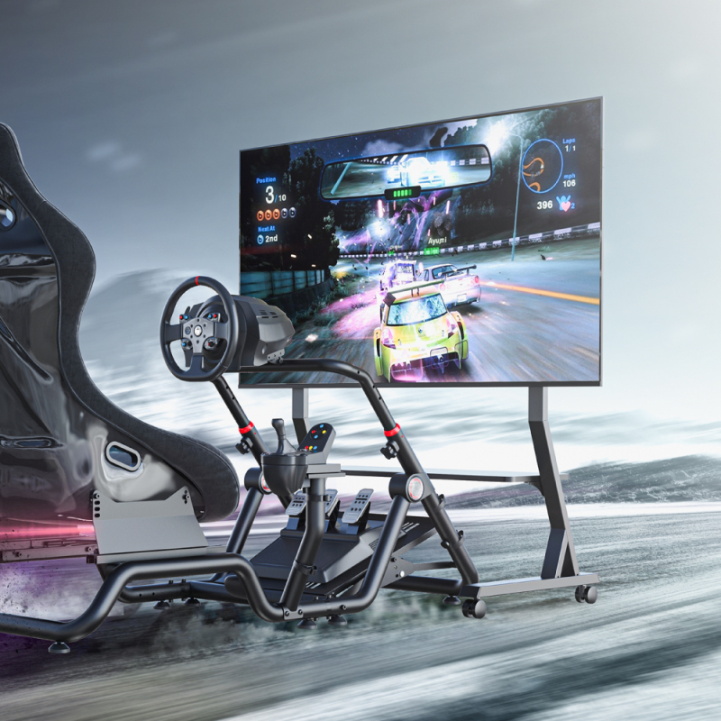 LDT03 Mobile Racing Simulator Cockpit Monitor Stand by IMMERSE — The Gaming Universe