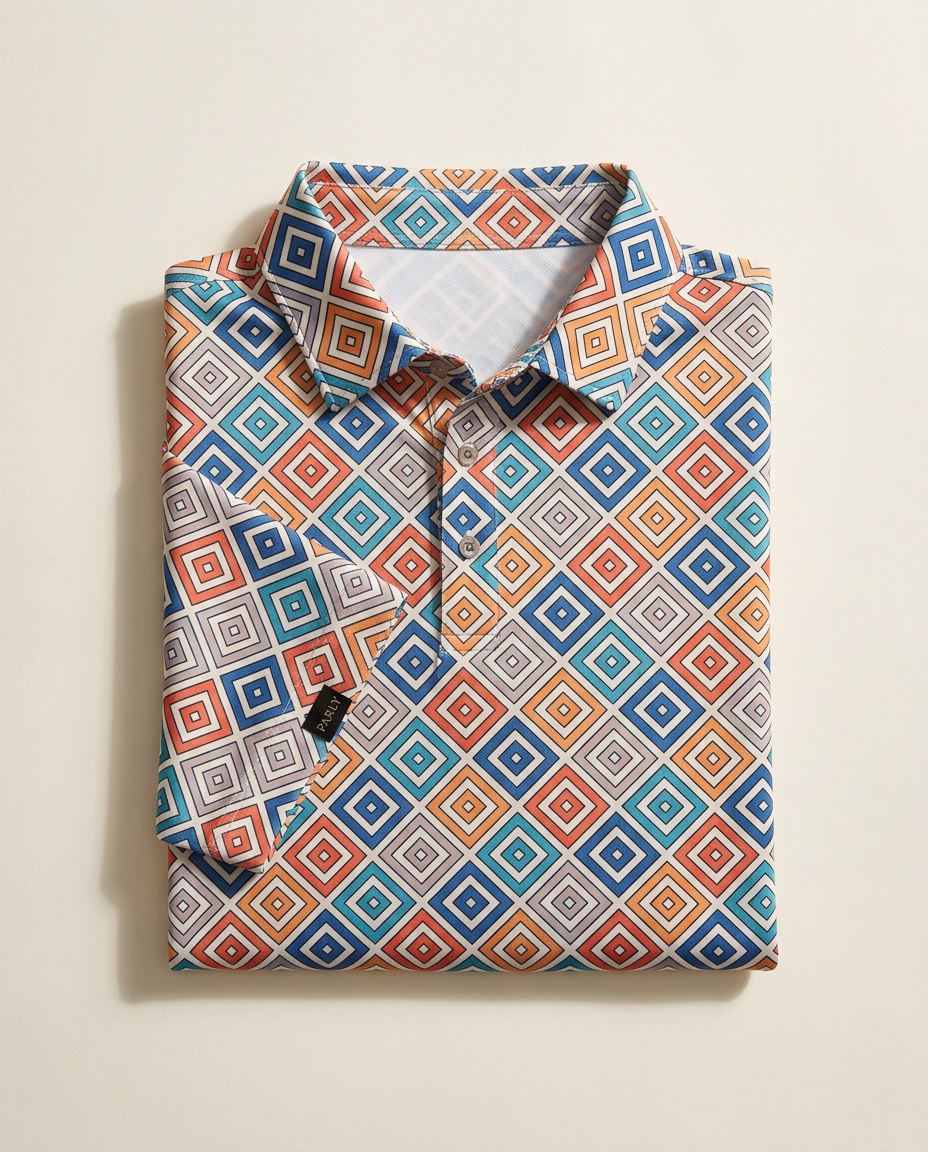 Clubhouse Tile Polo by PARLY