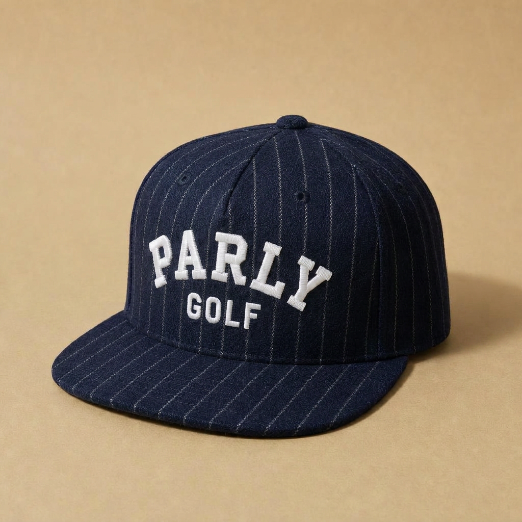 Pinstripe Wool Cap by PARLY