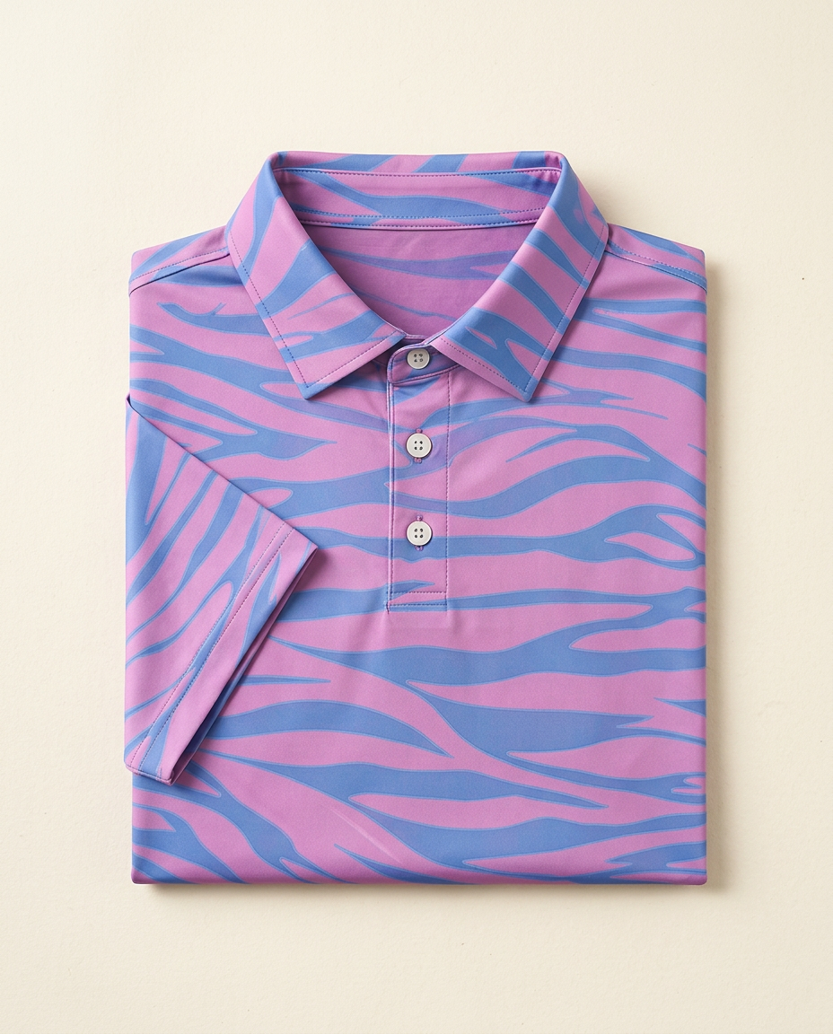 Zebra Fade Polo by PARLY