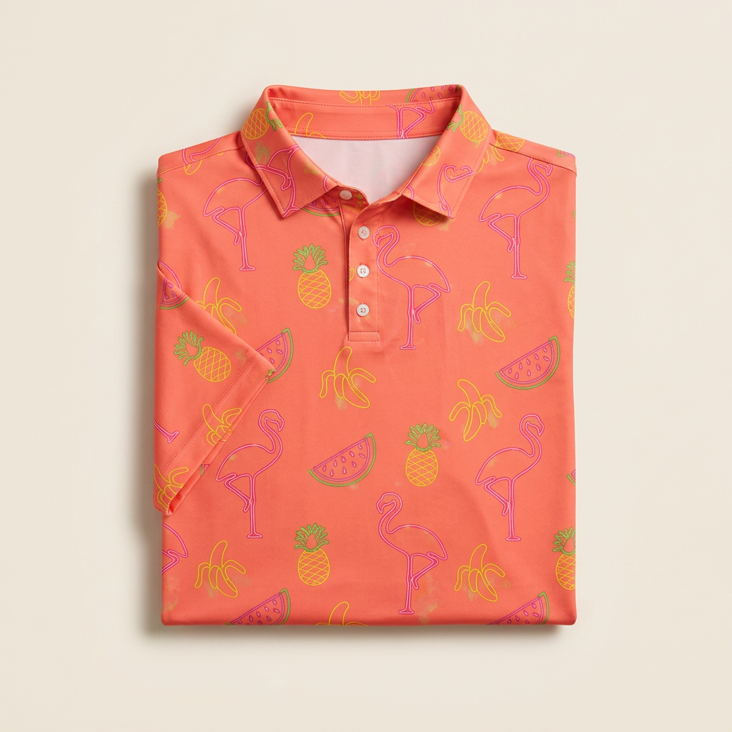Cocktail Hour Polo — Coral by PARLY
