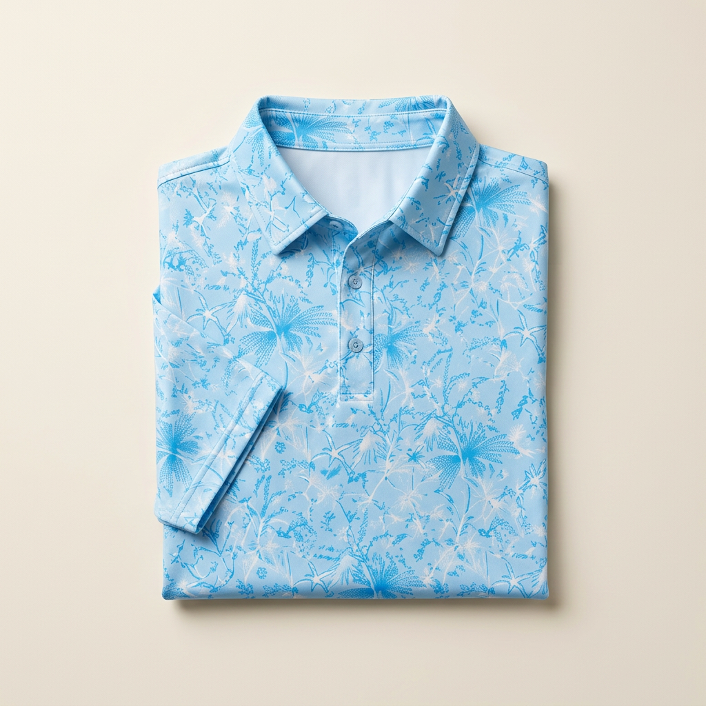 Palm Scenic Polo — Sky by PARLY