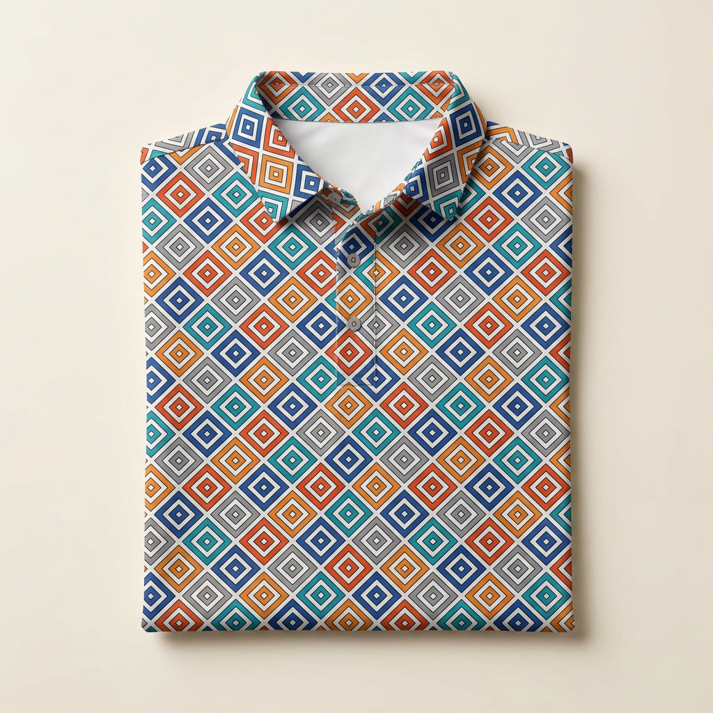 Diamond Tile Polo by PARLY
