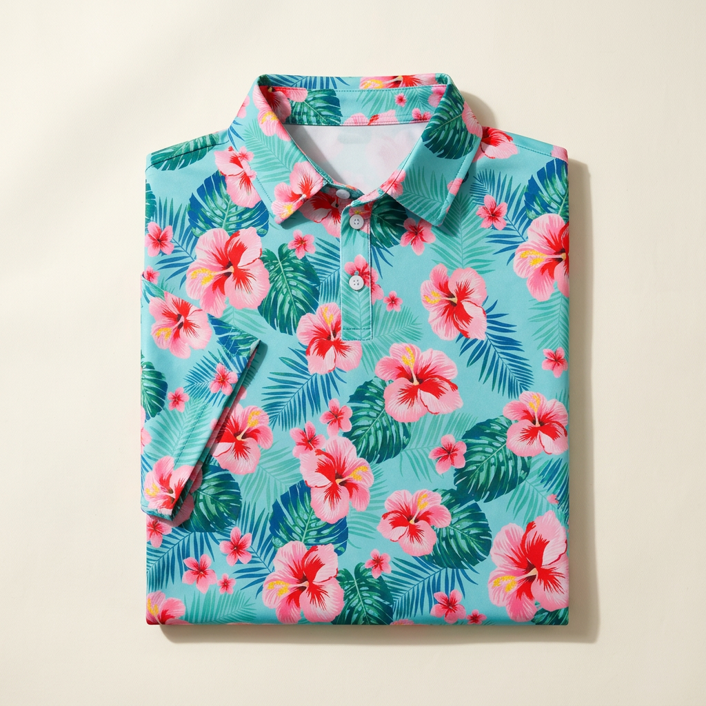 Hibiscus Polo — Teal by PARLY